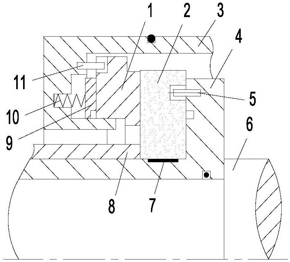 Mechanical seal device with seal rings with controllable cone bevel seal end faces
