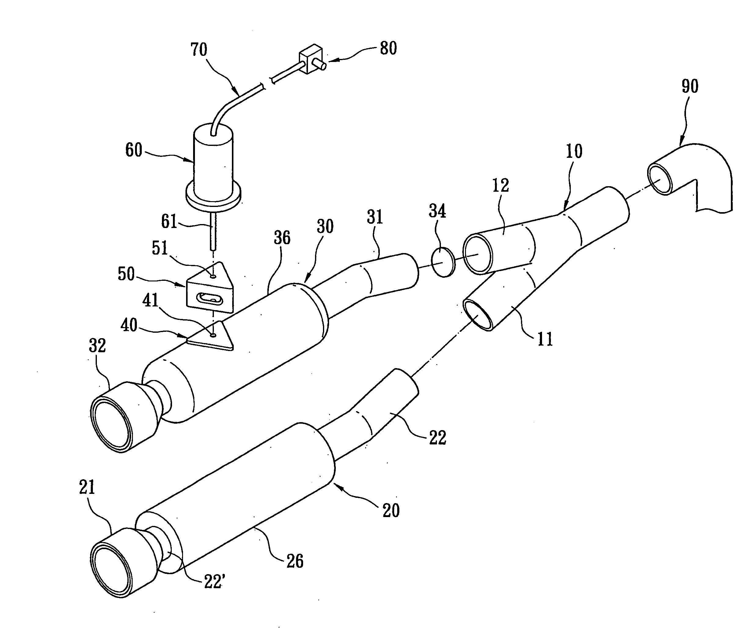 Exhaust pipe structure improvement