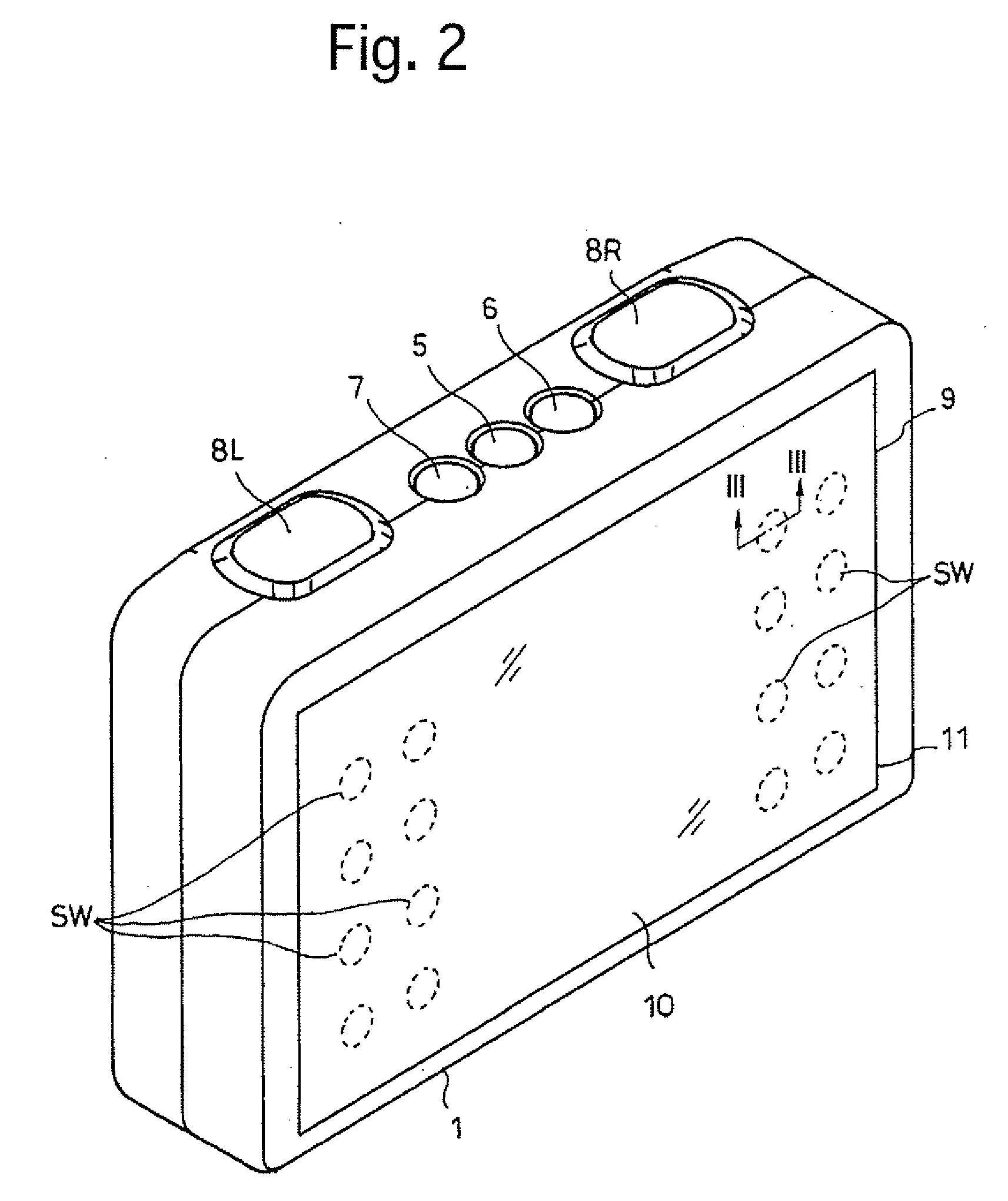 Electroluminescent display device and a digital camera using an electroluminescent display device