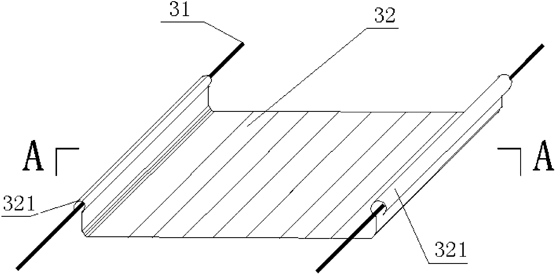 System and method for transporting roof board in air