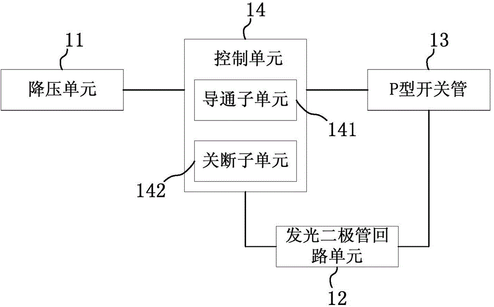 BUCK-type light emitting diode circuit