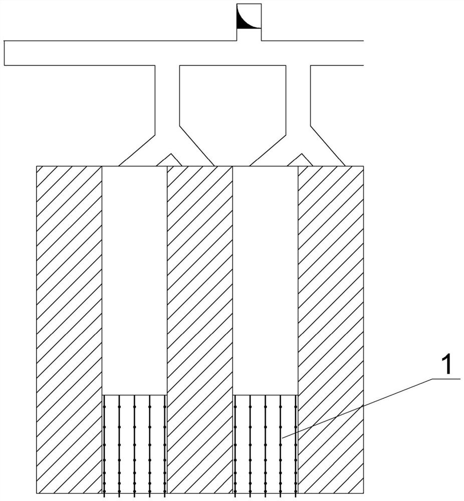 Integral reinforcement method for hanging wall broken surrounding rock long anchor cables