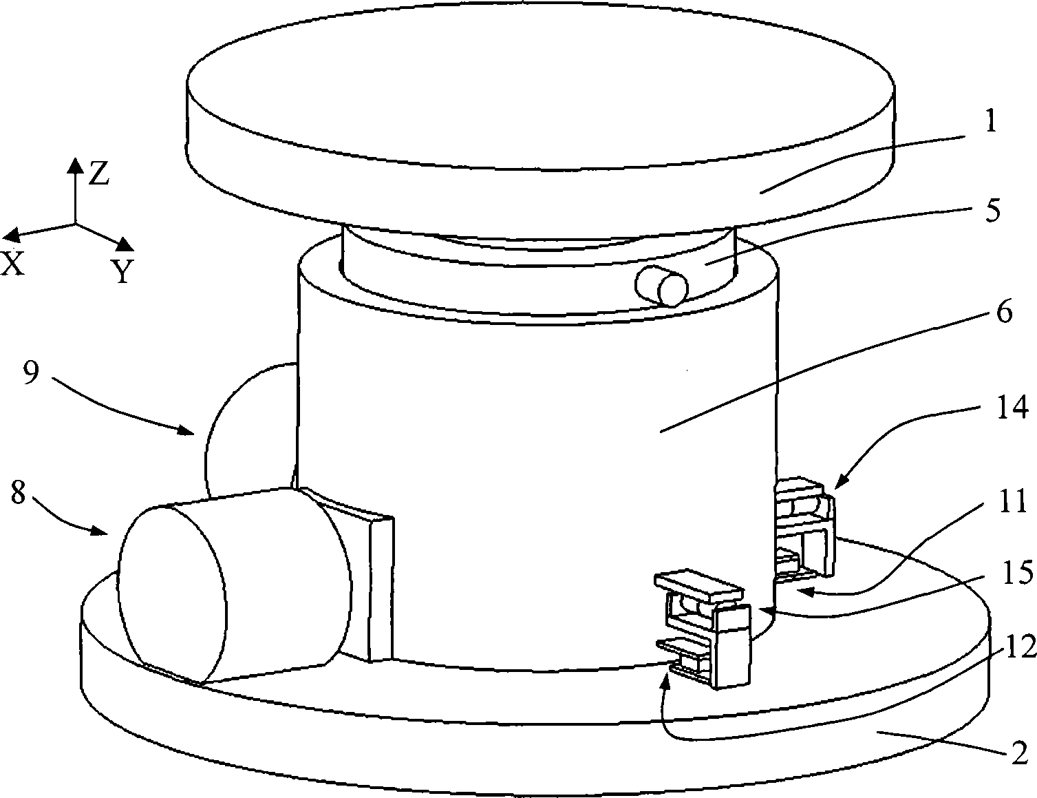 Eddy-current damping zero-stiffness vibration isolator with angular decoupling function by aid of rolling joint bearing