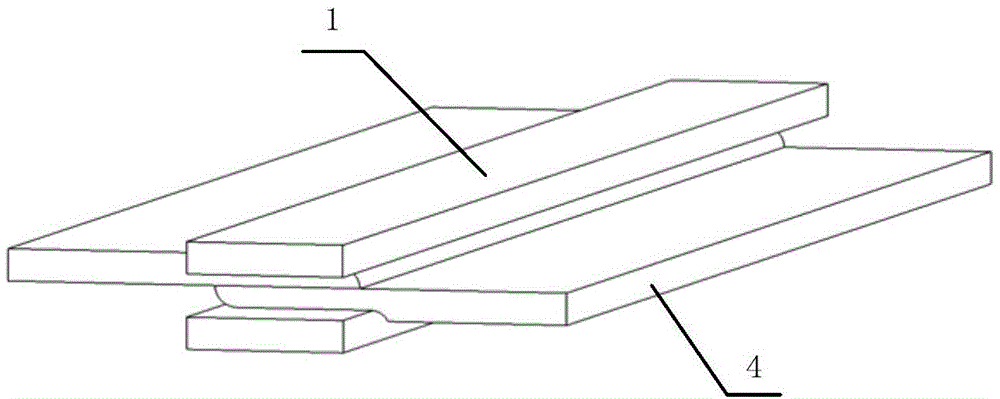 Quick connection die and method for hot rolled strip intermediate billets