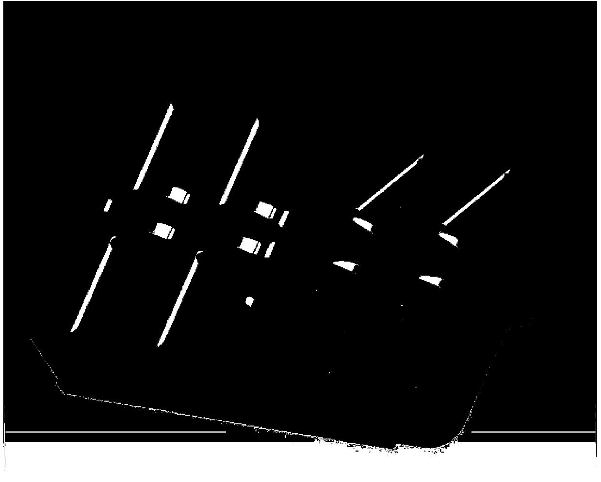 Method for preparing iron mold sand-lined castings without rat tail defects