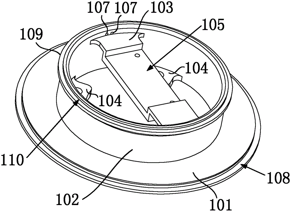 Optical fiber ring packaging structure applicable to medium/high-precision optical fiber inertia unit