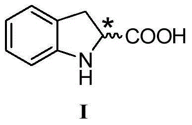 Synthesis method of enantiomer-enriched indoline-2-formic acid