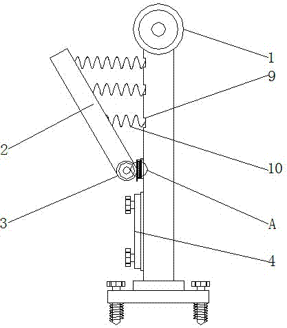 Anti-collision fence of road bridge