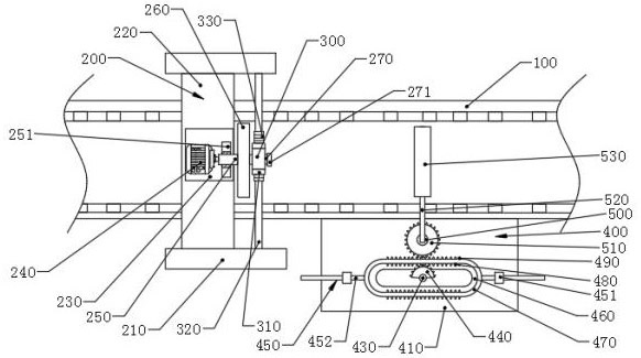 Appearance identification and model mistake-proofing mechanism of factory processing line