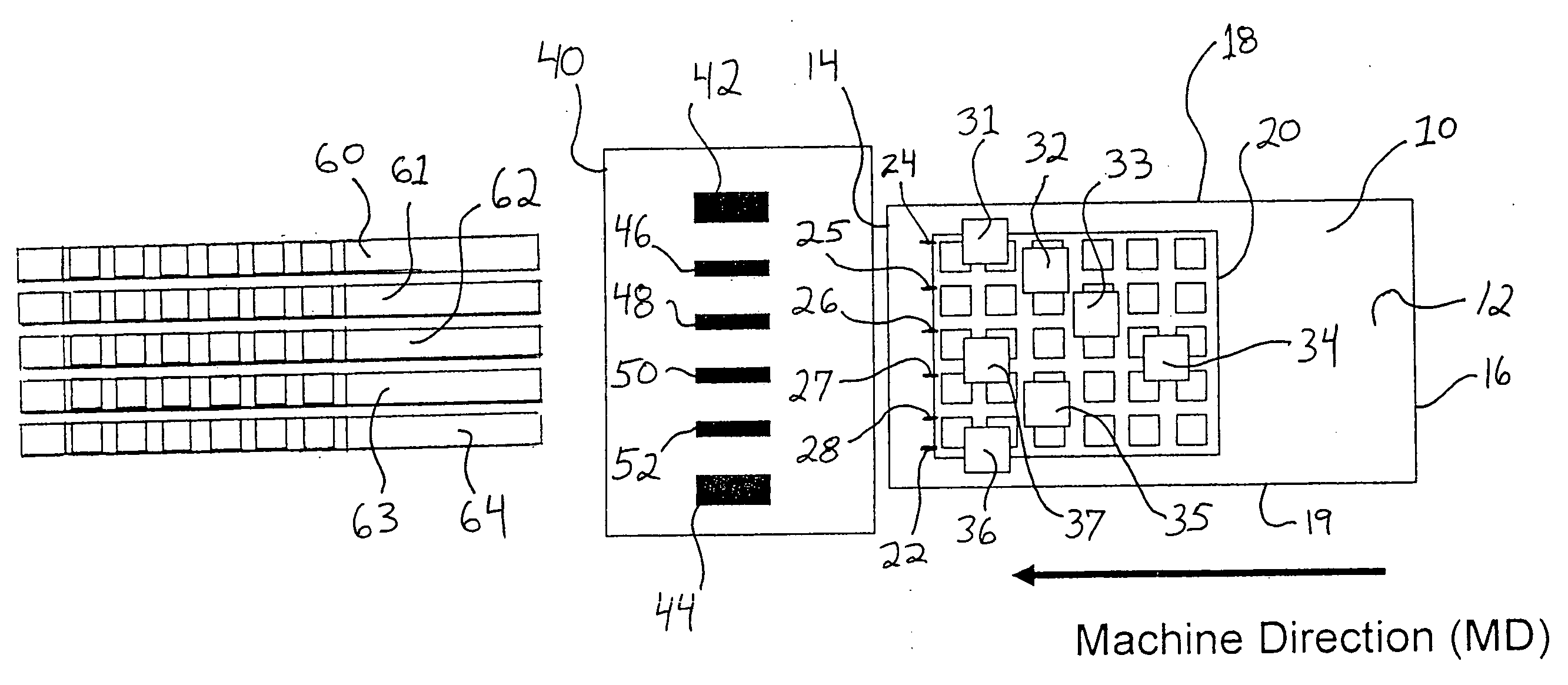 Process and system for sub-dividing a laminated flooring substrate