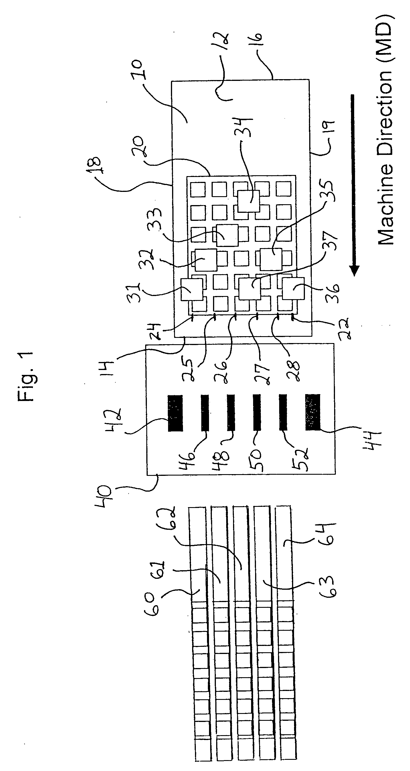 Process and system for sub-dividing a laminated flooring substrate