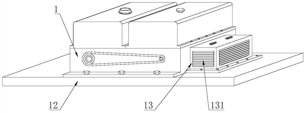 Engine control device for building machinery