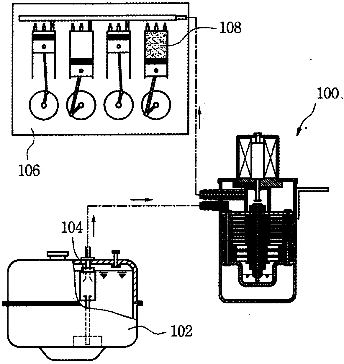 Automotive fuel supply pressure and fuel atomization automatic adjustment device