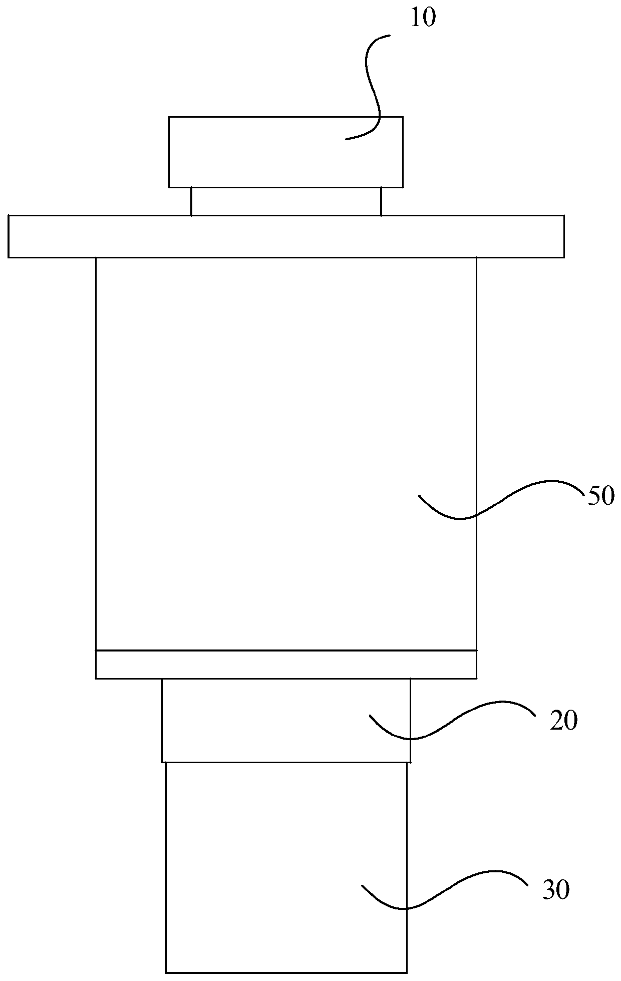 Discharging mechanism, joint filling device and joint filling robot