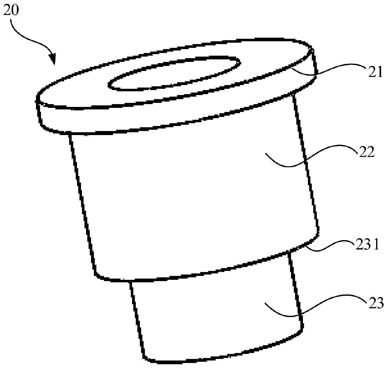 Discharging mechanism, joint filling device and joint filling robot