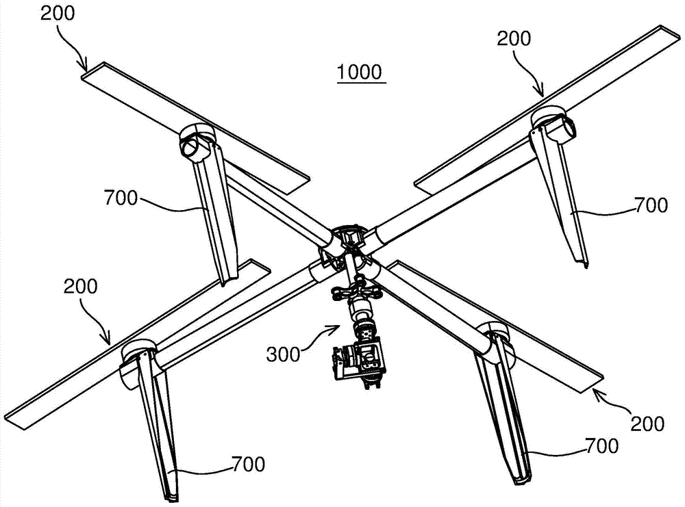 A locking component and a multi-rotor unmanned aerial vehicle