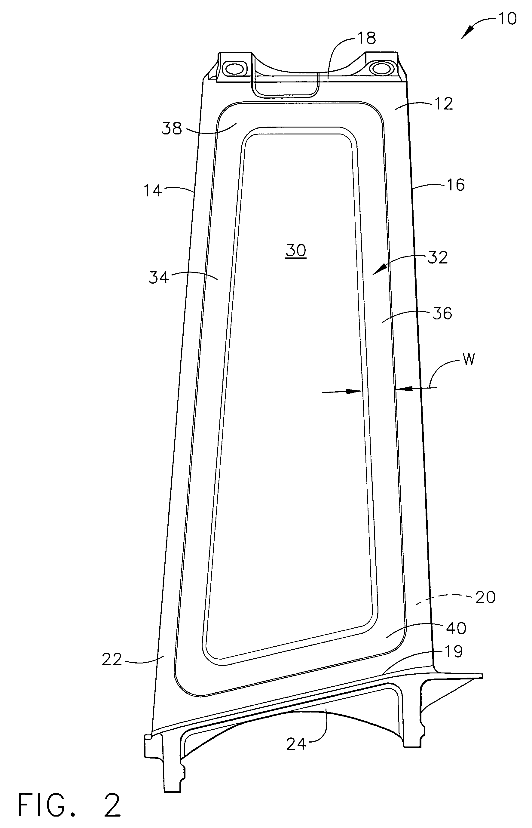 Friction stir welded hollow airfoils and method therefor