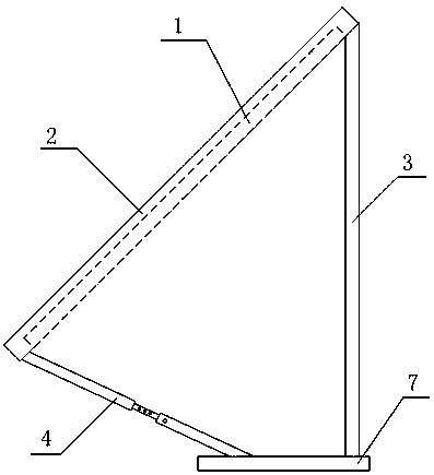 Solar photovoltaic panel containing cleaning mechanism