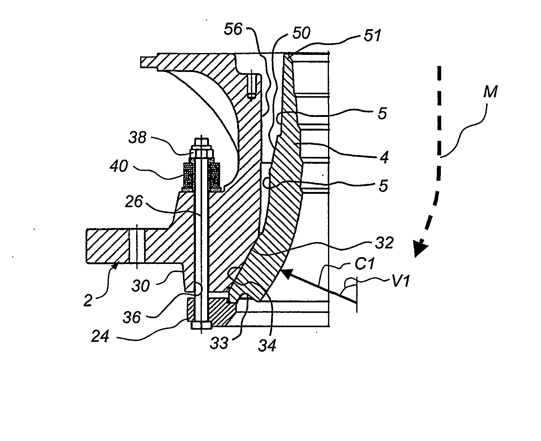 Method and Device for Clamping of Crushing Shell
