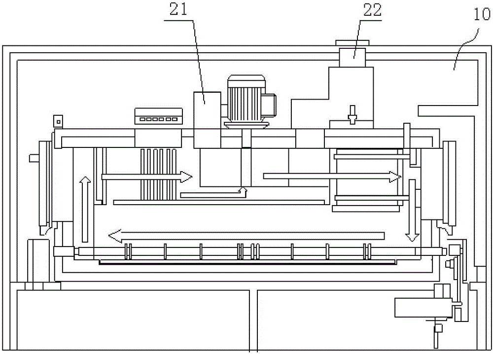 Tunnel furnace and input method of protective gas in tunnel furnace