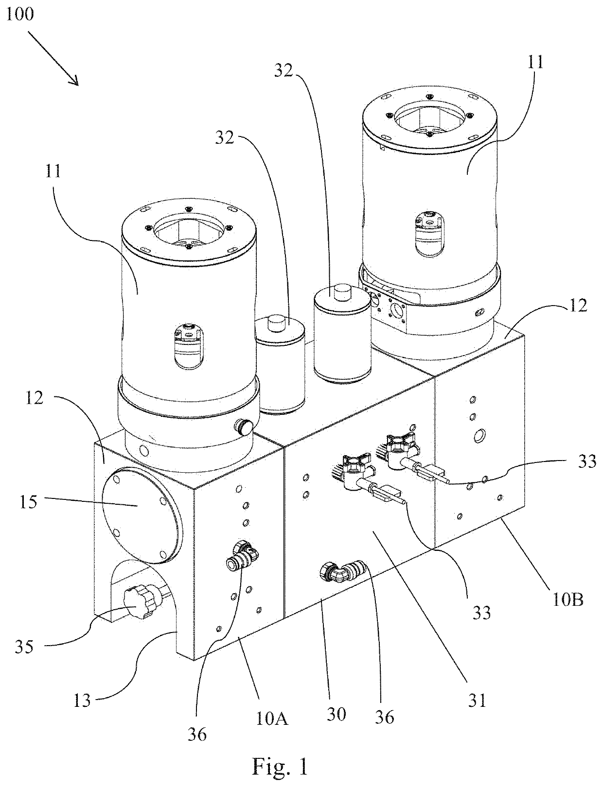 Modular and multifunctional apparatus for accelerated durability assessment of medical devices under cyclic pressure loading