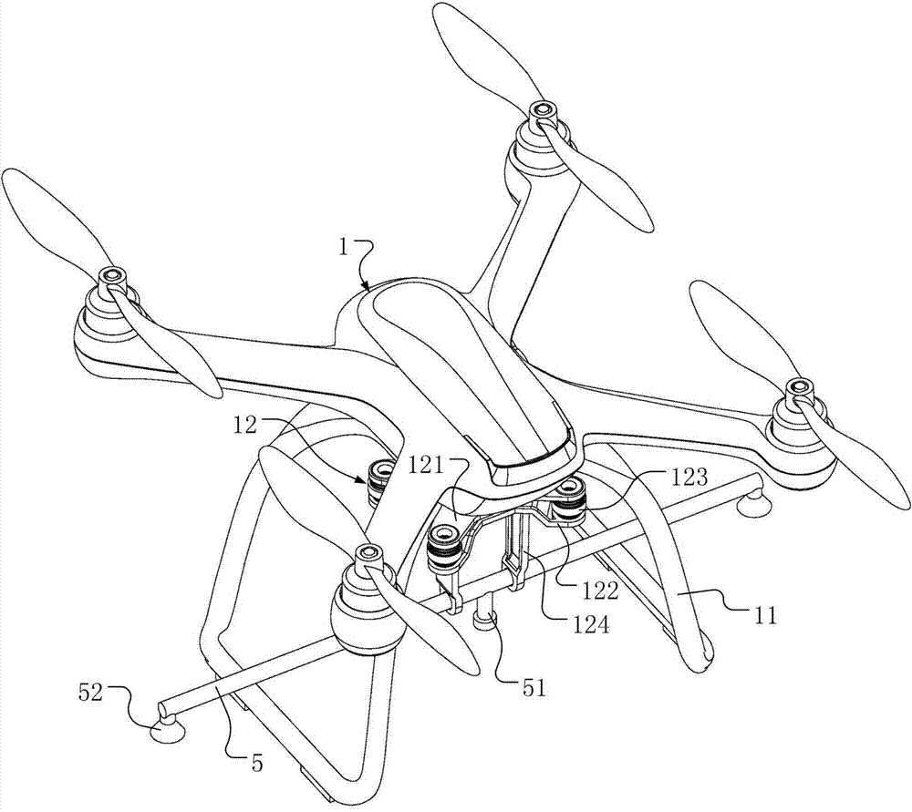 Unmanned aerial vehicle chemical sprinkling device