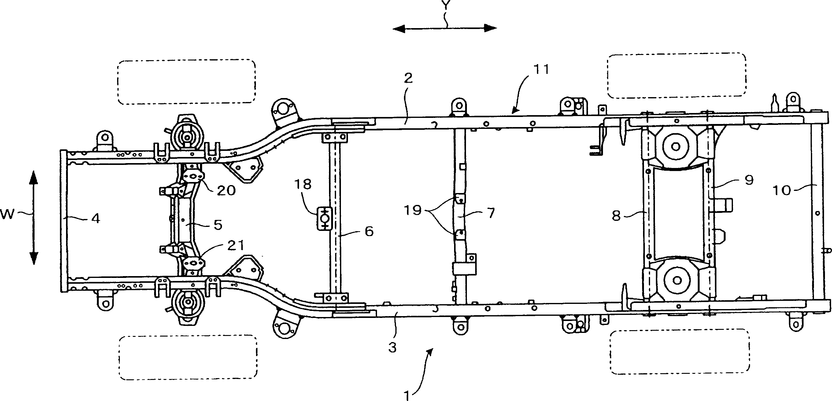 Engine rack structure