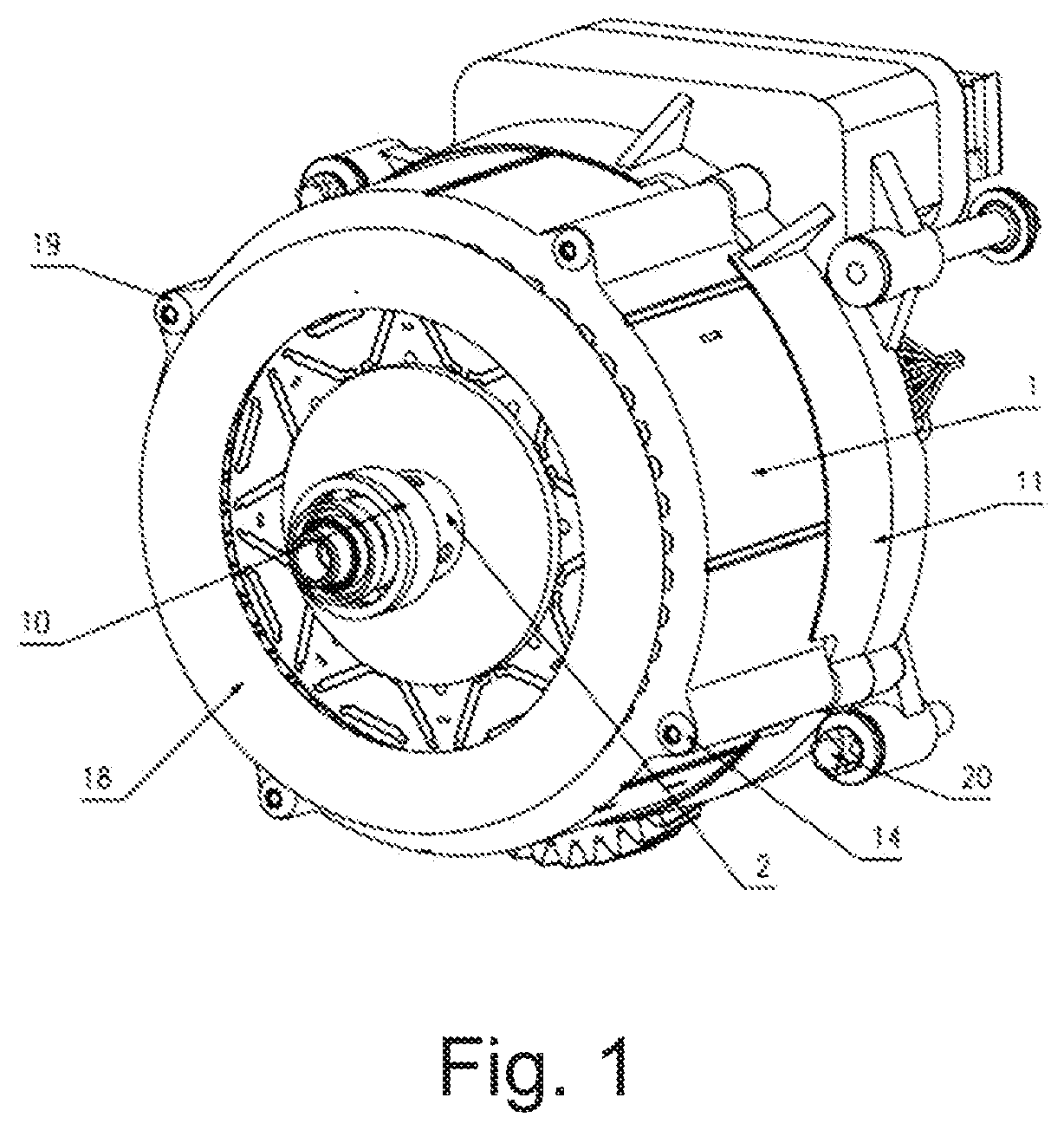 Hybrid transmission device