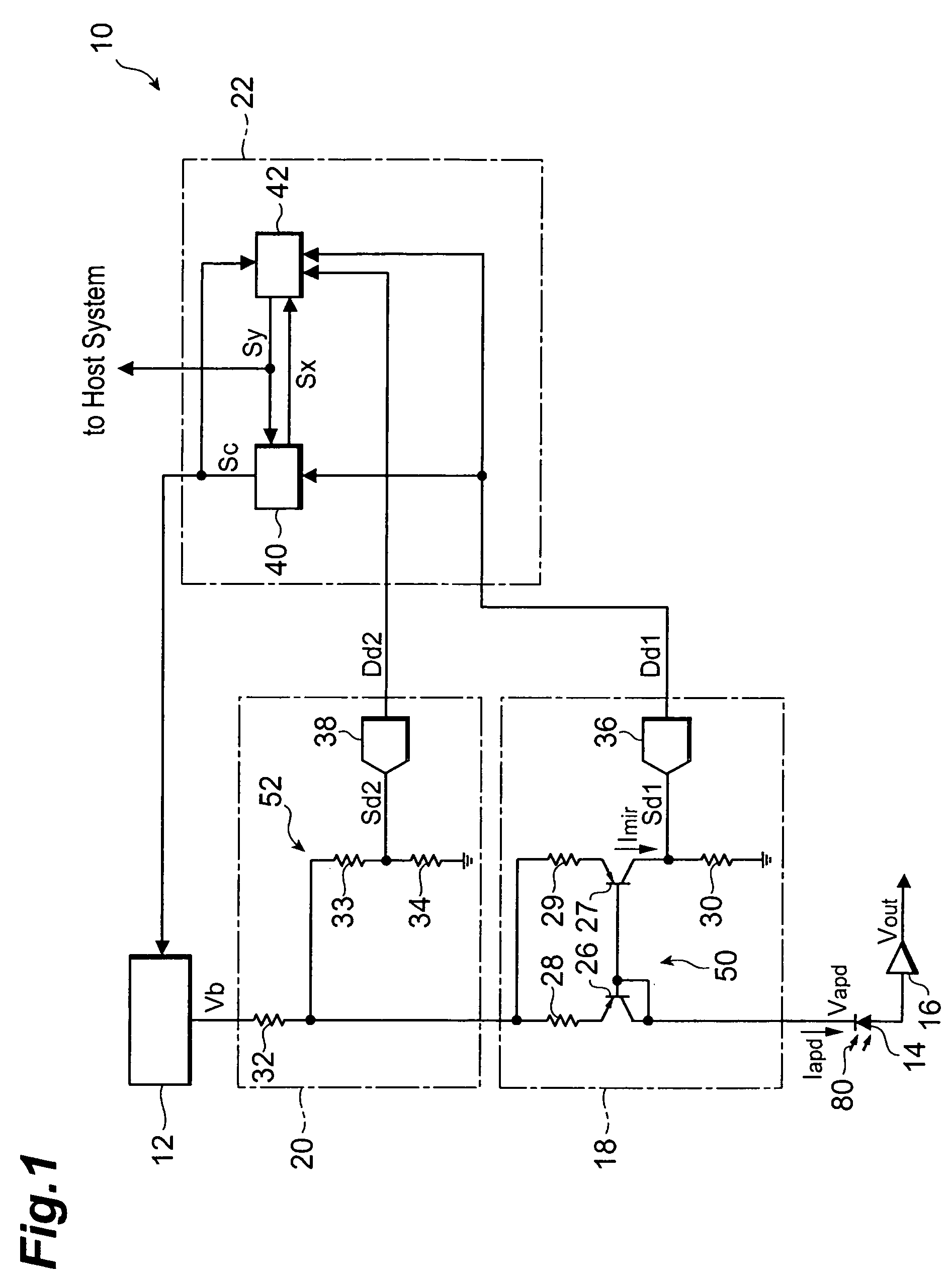 Optical receiver having bias circuit for avalanche photodiode with wide dynamic range