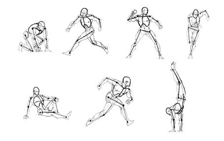 Method for drawing computer-assisted animation modeling