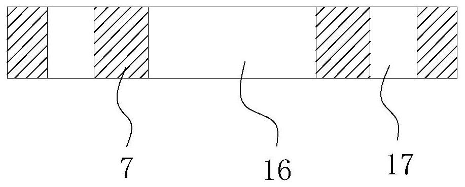 Transposition structure for surface-mounted component