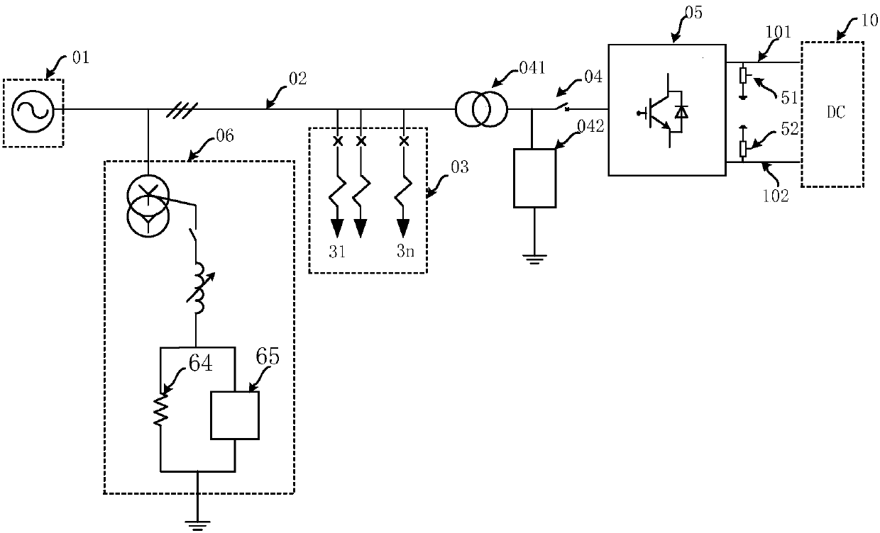 Alternating-direct current mixed electric power system