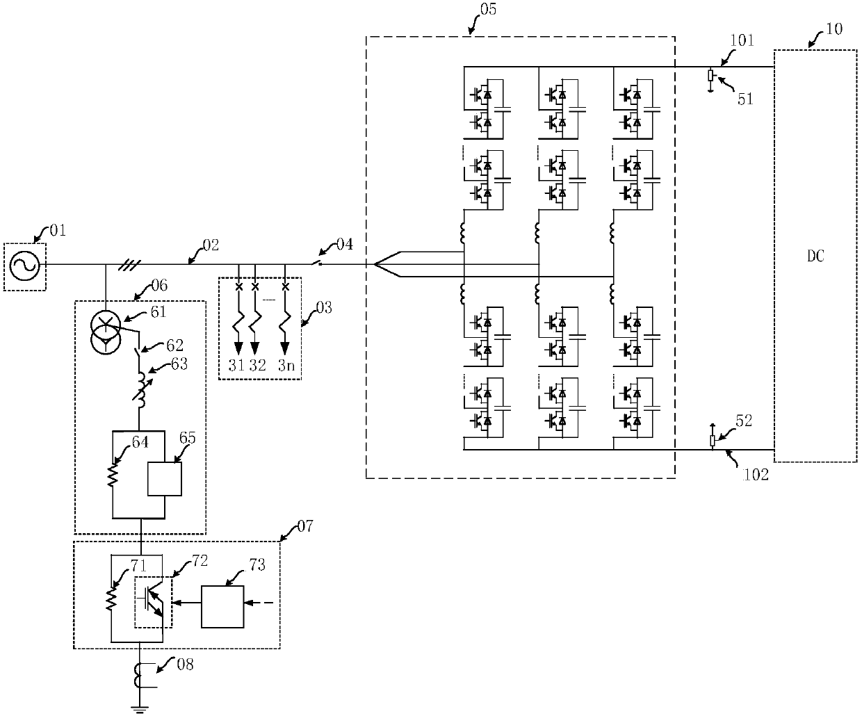 Alternating-direct current mixed electric power system