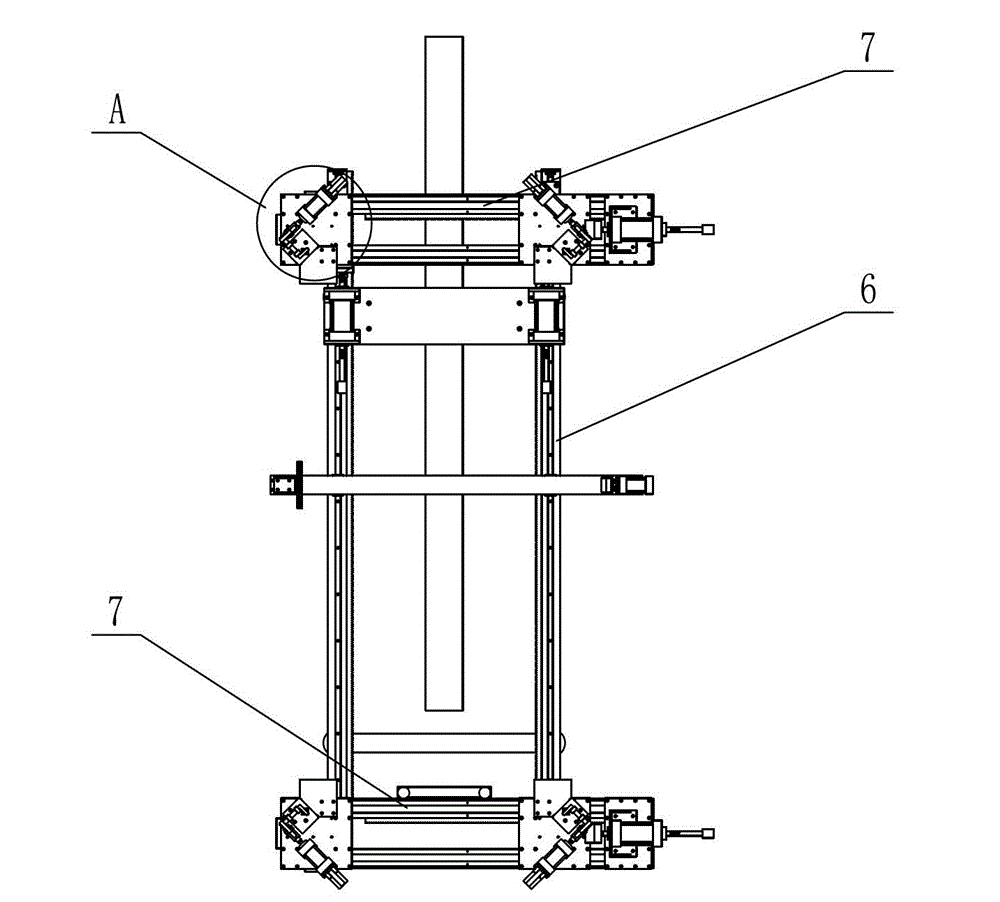 Corner flattening mechanism for framing machine