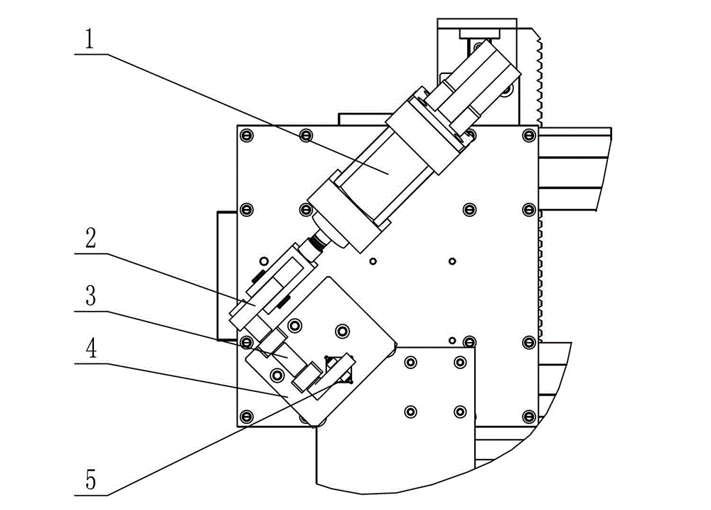 Corner flattening mechanism for framing machine