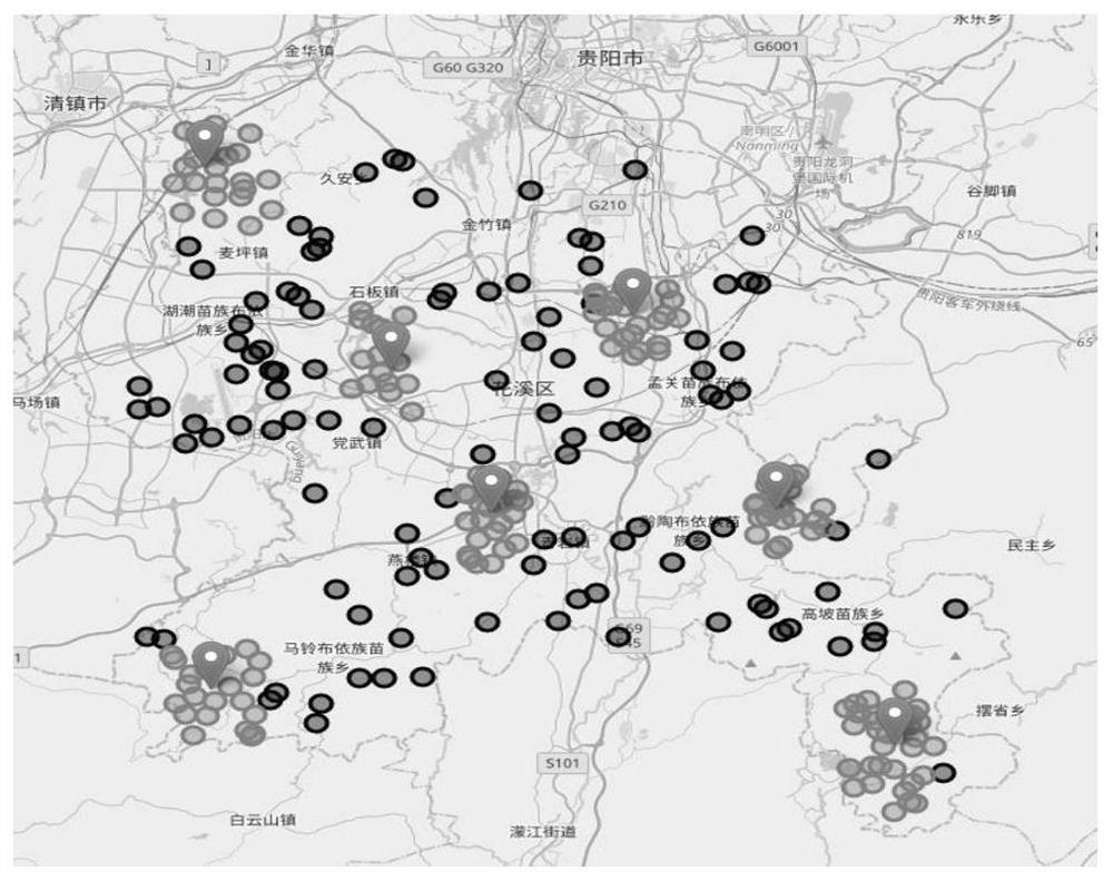 An adaptive clustering method for trajectory data parameters