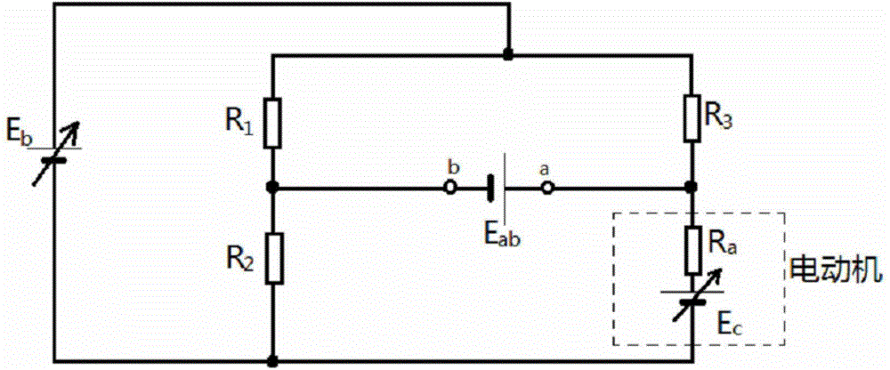 DC motor speed control circuit based on bridge servo control