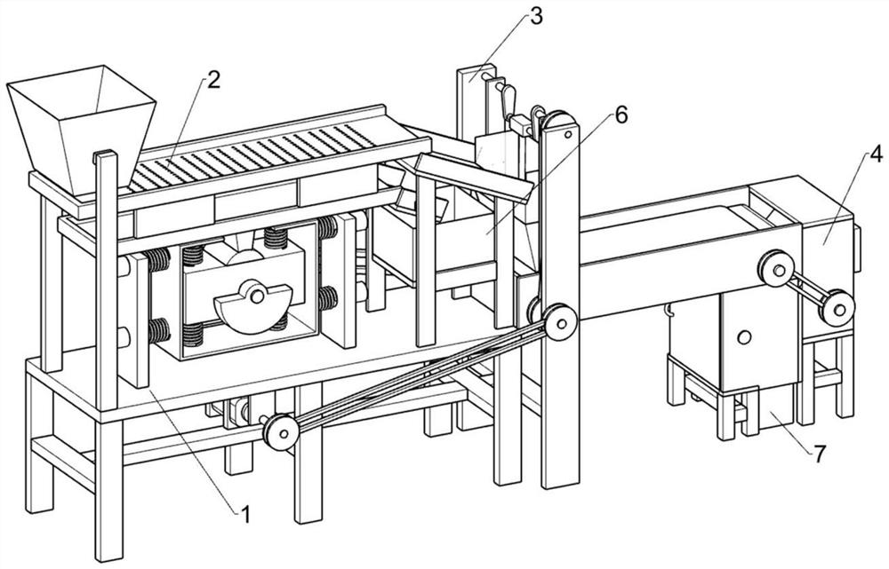 Feed raw material impurity removing and collecting device