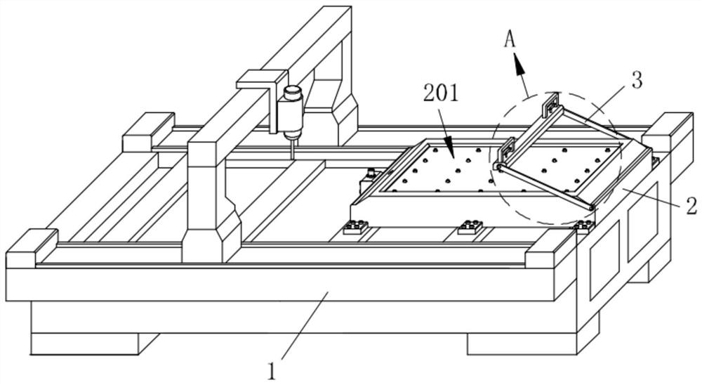 Metal composite plate surface milling device