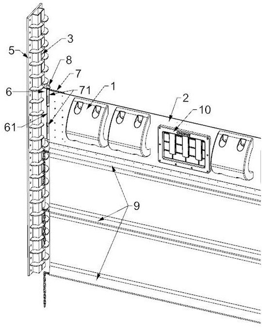 Method for achieving blue-green algae prevention and control and ship passing of lake-entering river channel through flexible enclosure