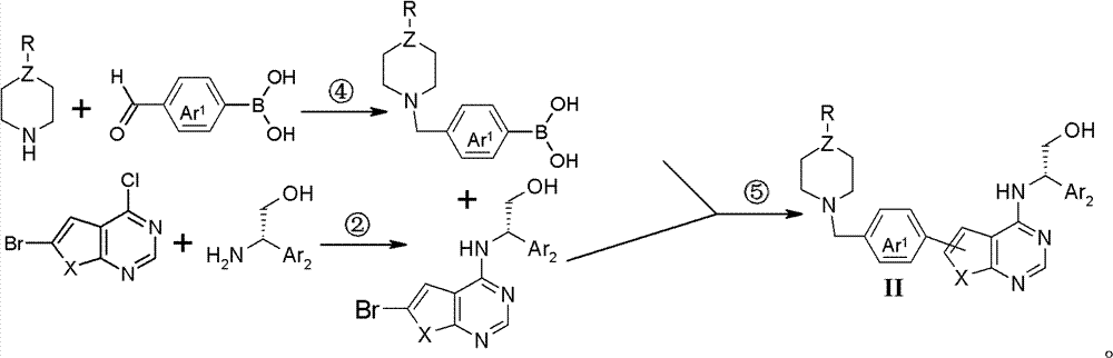Thienopyrimidine and furopyrimidine derivative, its preparation method and application in medicines