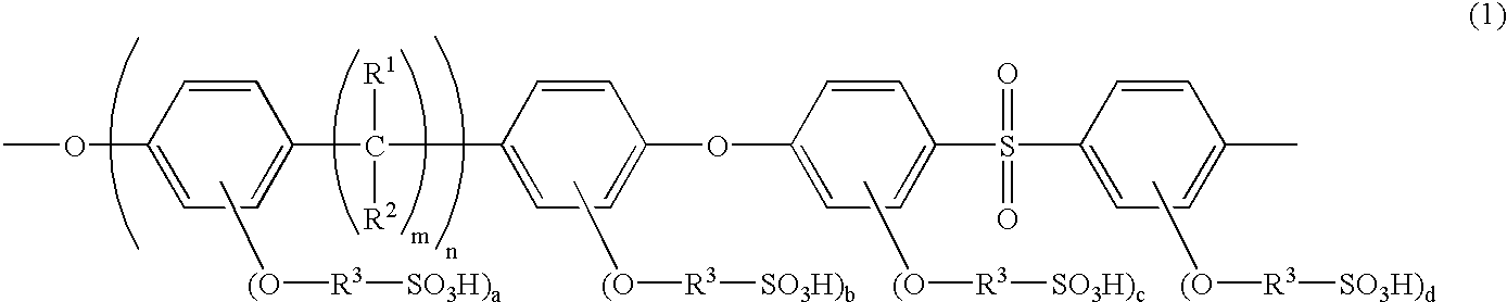 Poly(arylene ether sulfone) having sulfoalkoxy group, process of producing the same, and polymer electrolyte membrane comprising the same