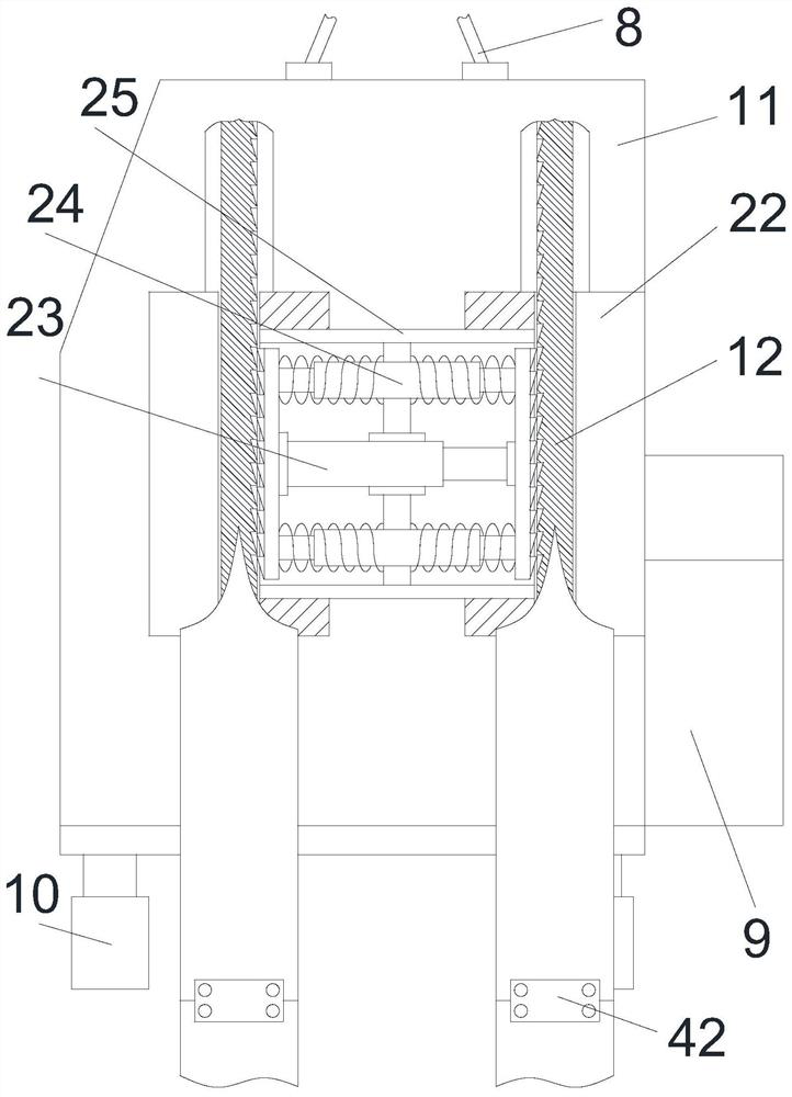 A tower crane connection structure