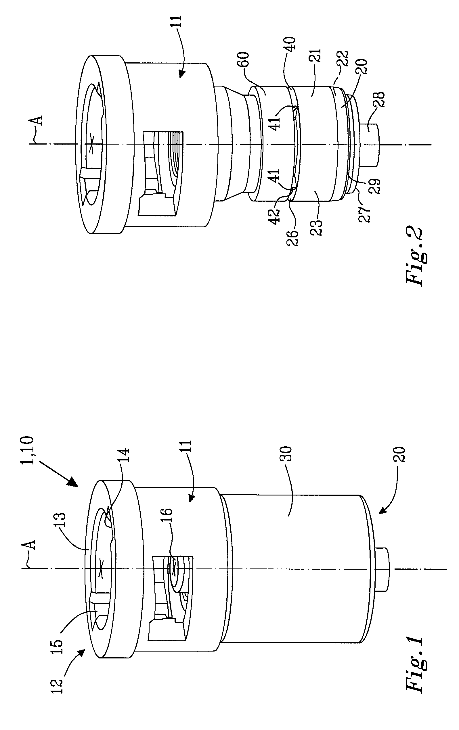 Connection arrangement and method for connecting a medical device to the improved connection arrangement