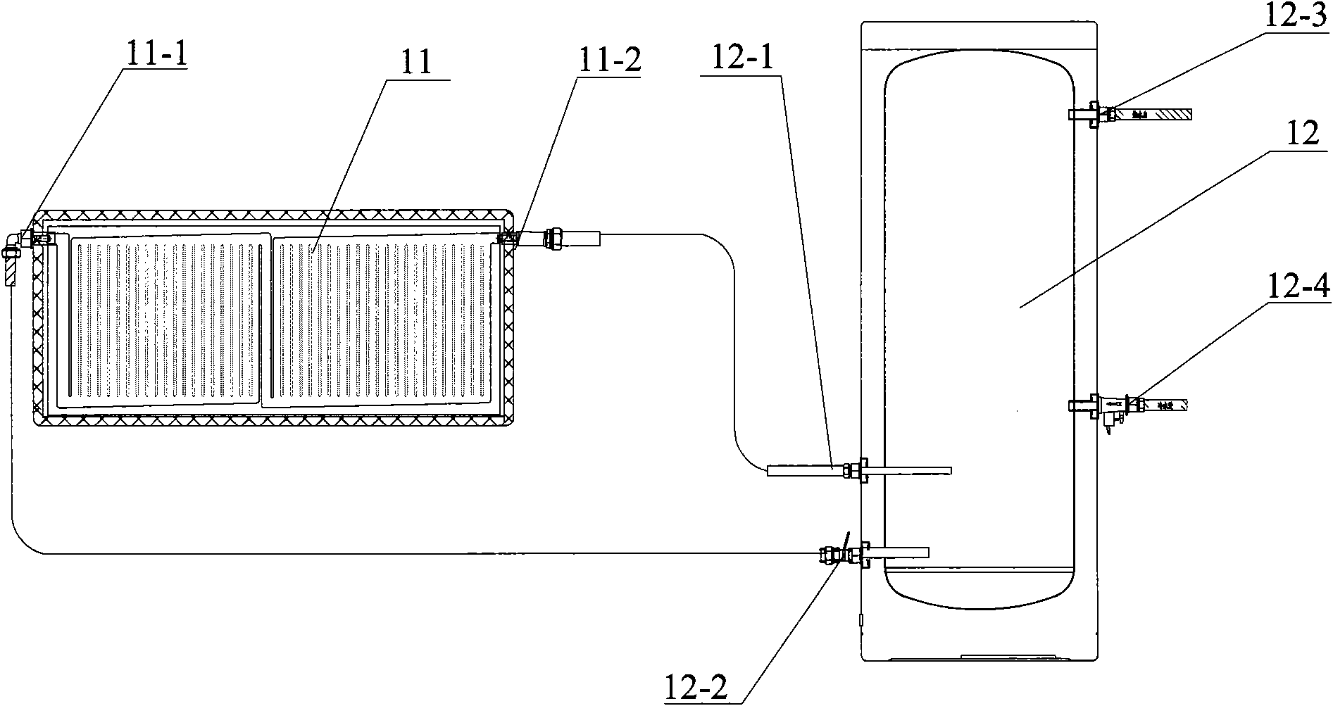 Solar water heater and water tank thereof