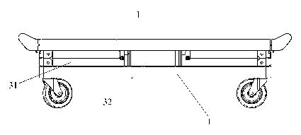 Foldable platform mechanism