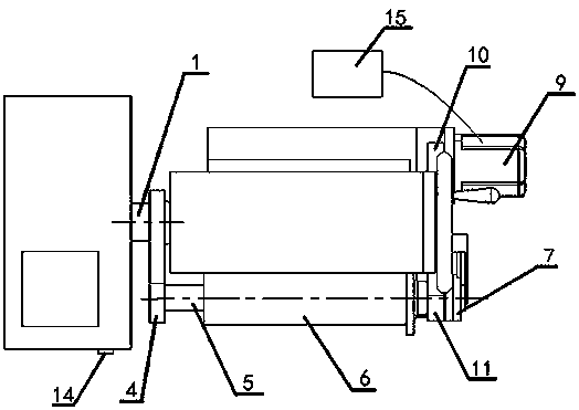 A control method for tailstock of CNC lathe that can realize rigid tapping