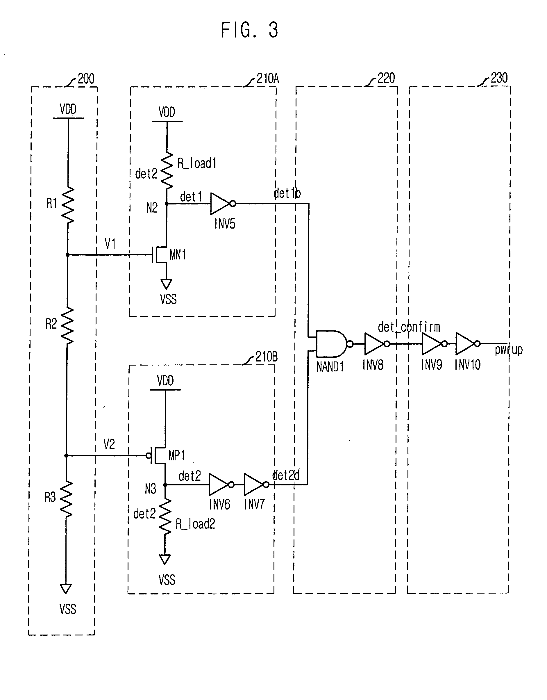 Power-up circuit semiconductor memory device