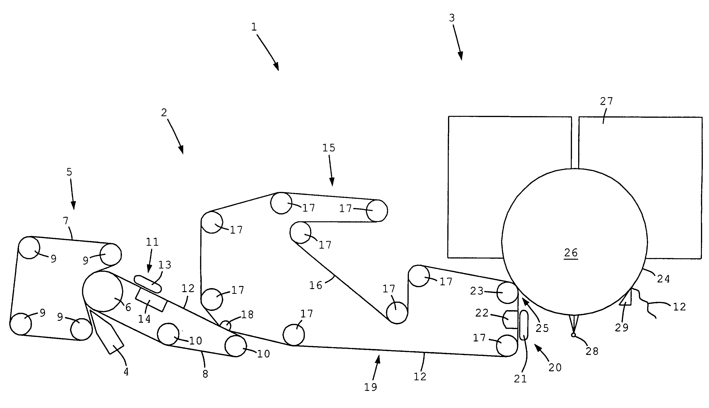 Paper machine and method for manufacturing paper