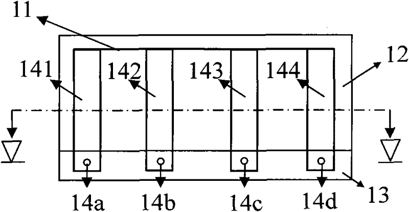 Method and device for testing thermal physical property of solid material with independent probe by using harmonic method